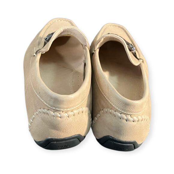 Stacy Adam\'s Men\'s Tan Percy Slip-On Moc Toe Loafer Shoes 25090-260 | Size 9M